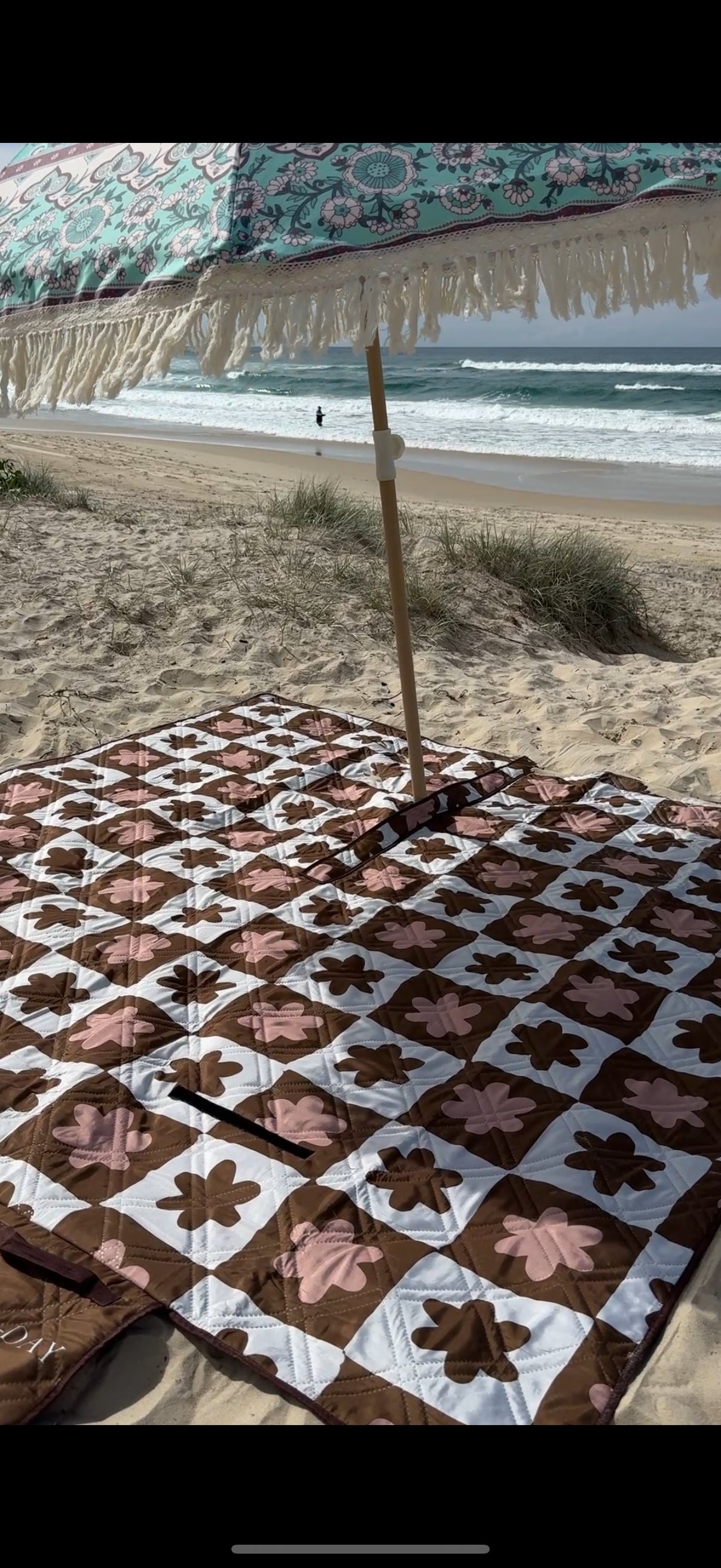 Chocolate Check - Sun Shift Rug